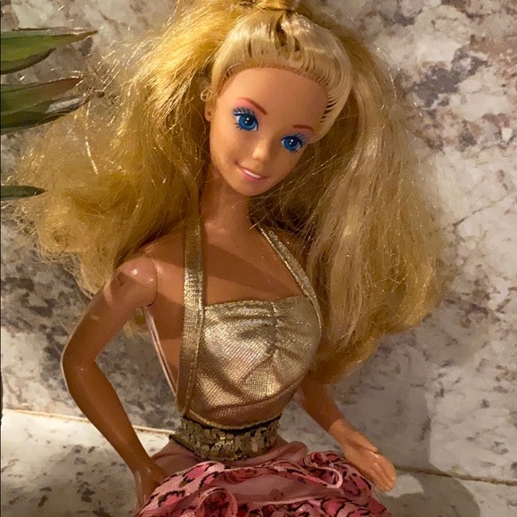 88 Vintage Mattel Barbie Doll Blonde Animal Print - Picture 4 of 5